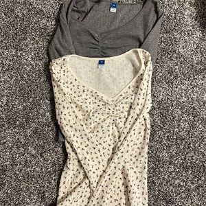 2 old navy cute long sleeves
